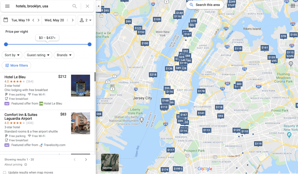 How to extract data from Google Maps