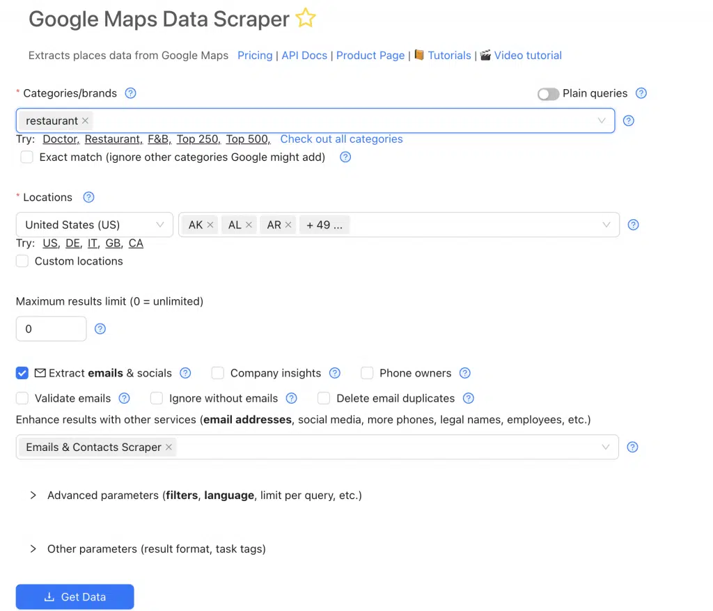 Outscraper Zoho Integration