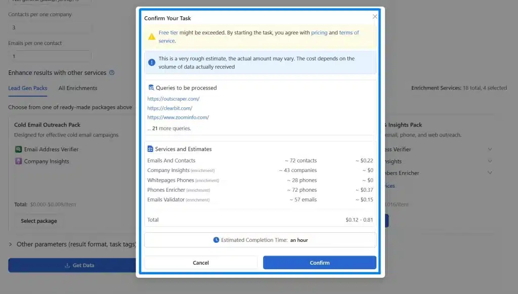 Domain Email scraping tools
