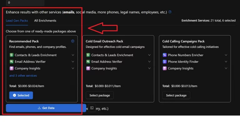 Include Enrichments that can be selected individually, or preferably, clients may choose from one of the ready-made packages or all of the enrichment packages.