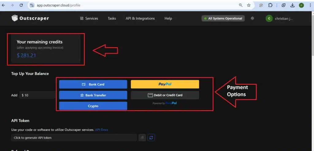 Paid account is bound to pay-as-you-go pricing that allows payment based on the data usage for every transaction.