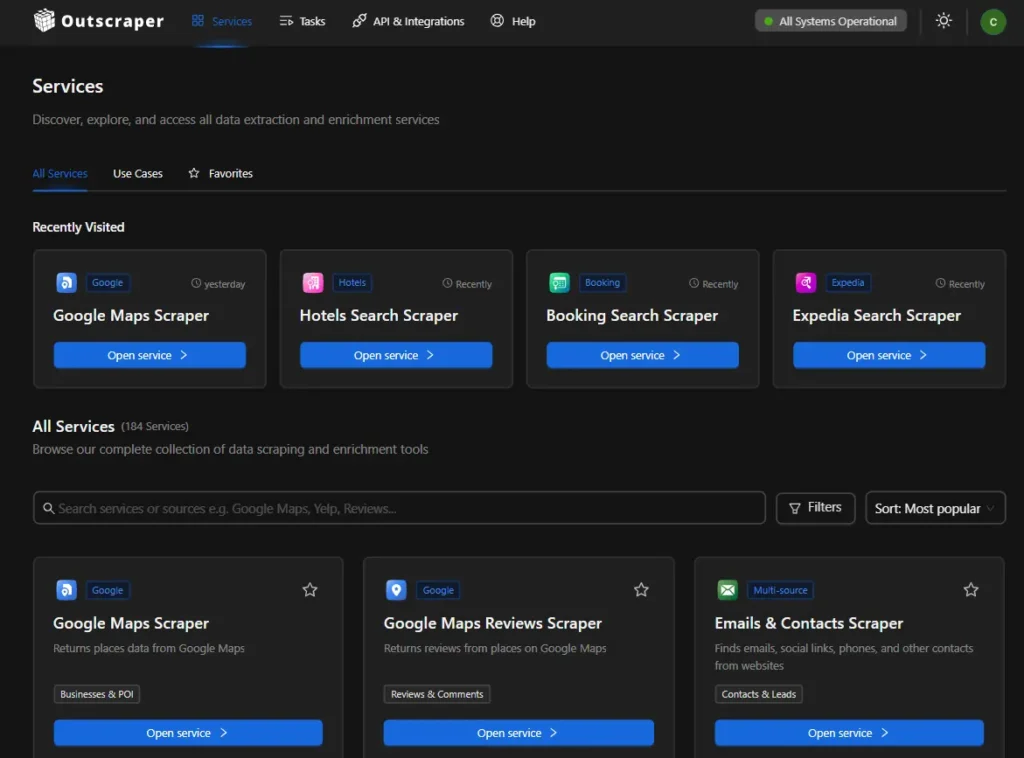 Set Up Your Outscraper Account Create an account on Outscraper and familiarize yourself with its features. Explore the documentation and tutorials available to maximize your understanding of the tool.