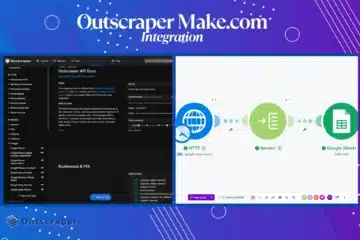 Outscraper API and Make.com integration workflow dashboard | Outscraper