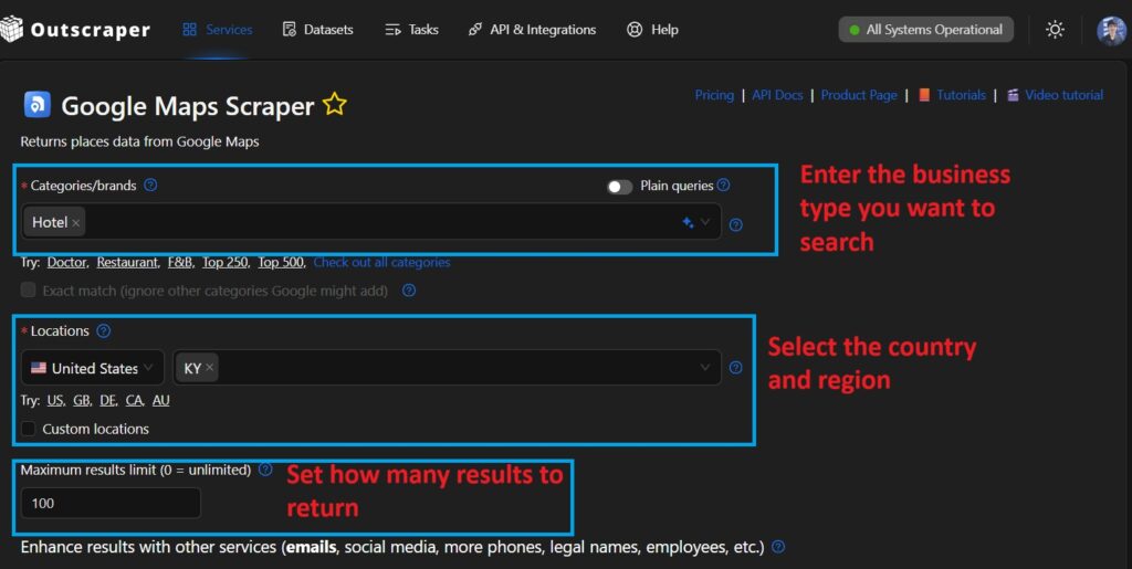 guide how to use google maps scraper