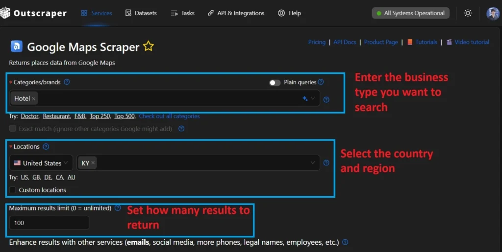 guide how to use google maps scraper