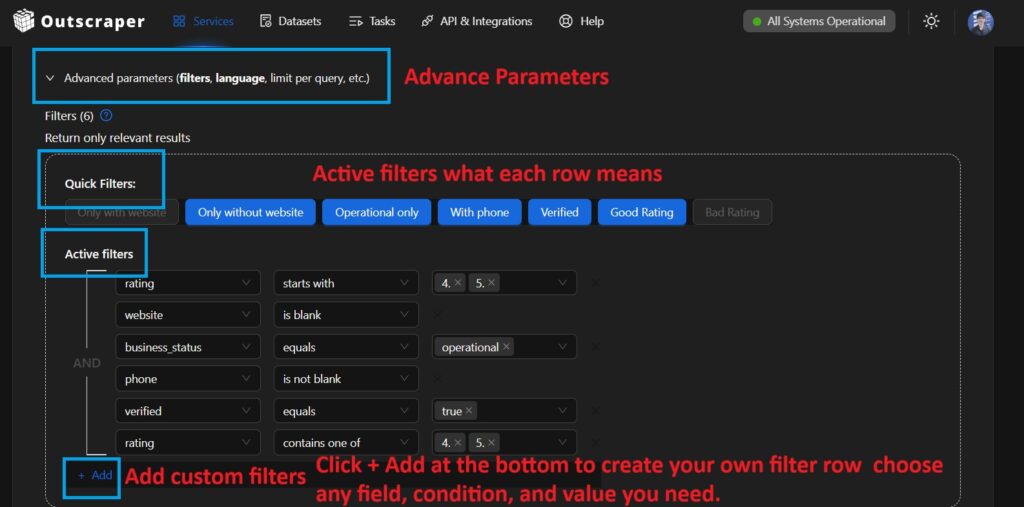 guide how to use google maps scraper enrichmentfilters