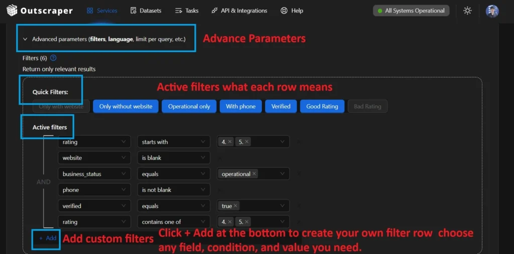 guide how to use google maps scraper enrichmentfilters