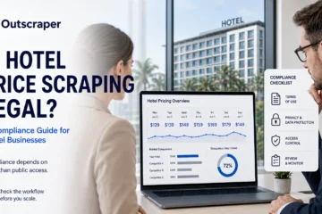Hotel price scraping legal compliance guide for travel businesses reviewing hotel pricing data, terms, privacy, and access controls