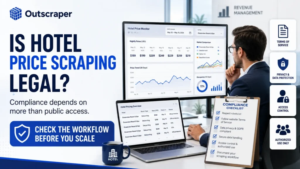 Hotel price scraping legal compliance guide for travel businesses