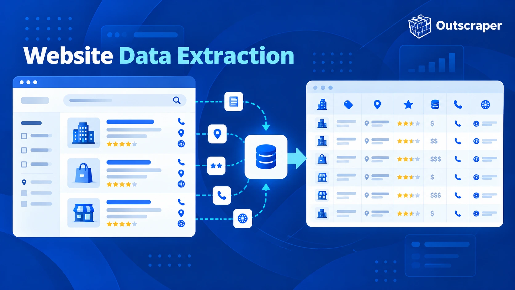 Strumento di estrazione dati che ricava dati strutturati da un sito web