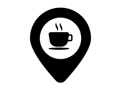 Liste des emplacements des cafés